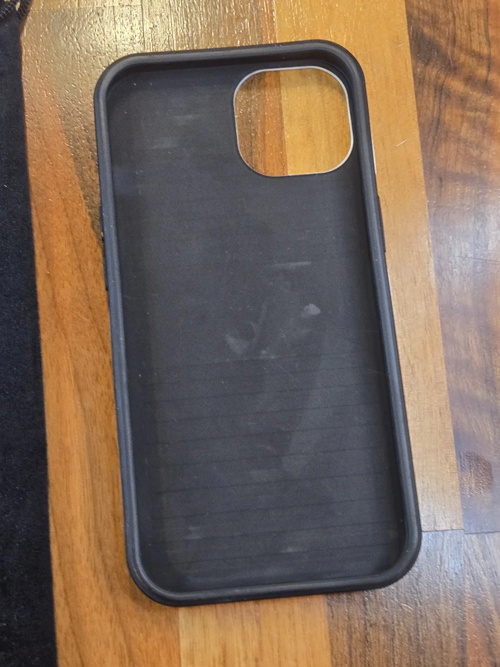 ​Burga iPhone 13 Tough Case - Almond Latte Marble & Gold Logo - with Pouch